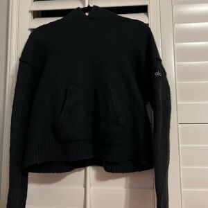ALO Yoga Black Cashmere hoodie